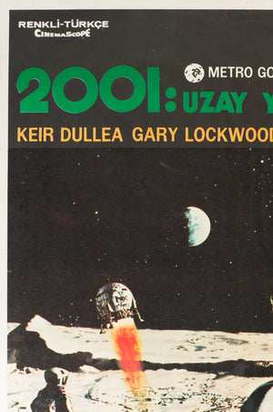 2001: A Space Odyssey 1968 Turkish 1 Sheet Film Poster, McCall
