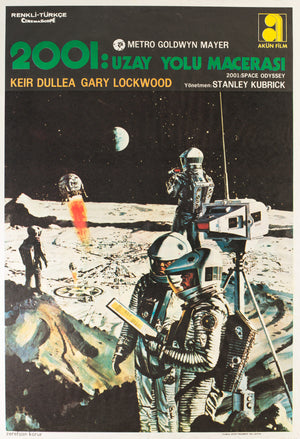 2001: A Space Odyssey 1968 Turkish 1 Sheet Film Poster, McCall
