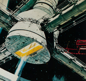 2001 A Space Odyssey R1978 Japanese B2 Film Movie Poster - detail