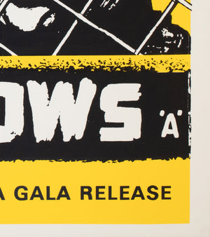 400 Blows 1960s UK Quad Film Movie Poster, Truffaut - detail