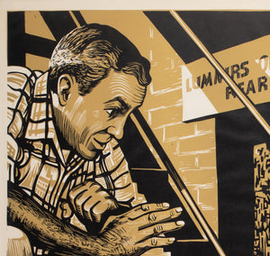 A Thousand Clowns 1966 Academy Cinema UK Quad Film Poster, Strausfeld - detail