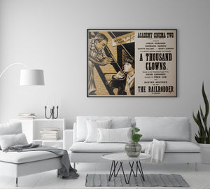 A Thousand Clowns 1966 Academy Cinema UK Quad Film Poster, Strausfeld