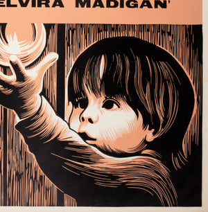 Adalen '31 1970s Academy Cinema UK Quad Film Poster, Strausfeld - detail