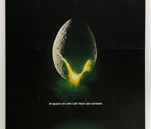 Alien 1979 US 3 Sheet Film Poster - detail