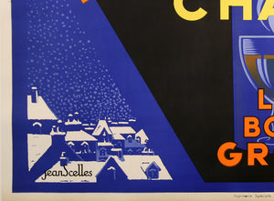 Amer Picon C1935 Vintage French Alcohol Advertising Poster, Jean Scelles - detail