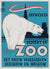 Antwerp Zoo Polar Bear 1950 Small Advertising Poster