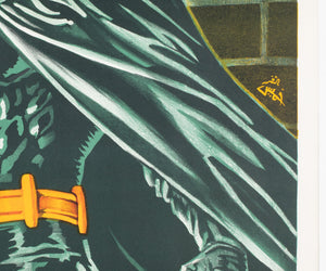 Batman 1989 Egyptian Film Movie Poster - detail