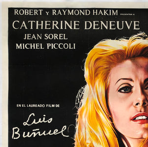 Belle de Jour 1967 Argentinian 2 Sheet Film Poster, Bloise - detail