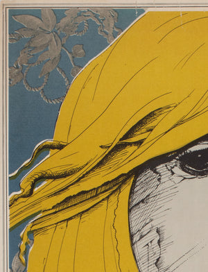 Copy of Belle de Jour 1970 Czech A3 Film Poster, Machalek - detail