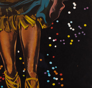 Black Orpheus 1960 Japanese B2 Film Movie Poster, Allard - detail