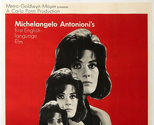 Blow-up 1967 US International 3 Sheet Film Poster - detail