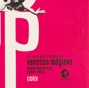 Blow-up 1967 Danish 1 Sheet Film Poster, Stevenov - detail