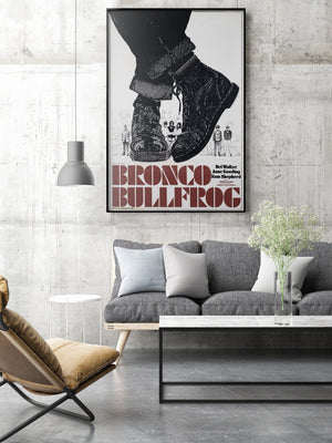 Bronco Bullfrog 1969 UK 1 Sheet Film Movie Poster