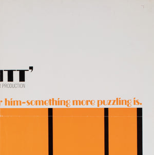 Bullitt 1968 US International 1 Sheet Film Movie Poster, Steve McQueen - detail