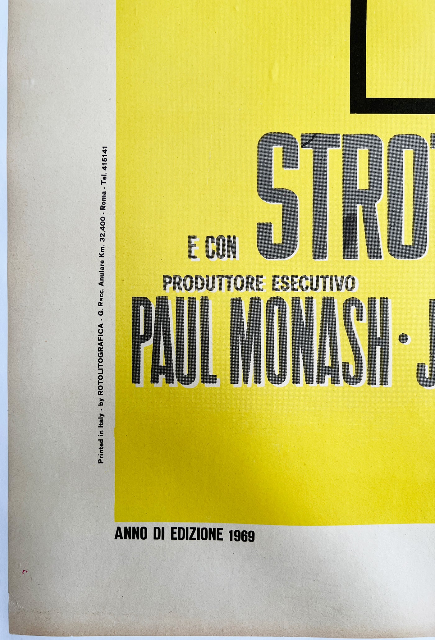 Butch Cassidy and the Sundance Kid 1970s Italian 4 Foglio film movie poster, Piero Ermanno Iaia - detail