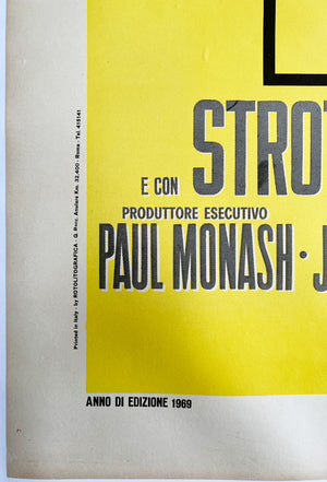 Butch Cassidy and the Sundance Kid 1970s Italian 4 Foglio film movie poster, Piero Ermanno Iaia - detail