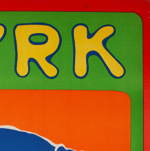 CYRK Traveling Bears 1970 Polish Circus Poster, Horodecki - detail