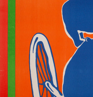 CYRK Traveling Bears 1970 Polish Circus Poster, Horodecki - detail