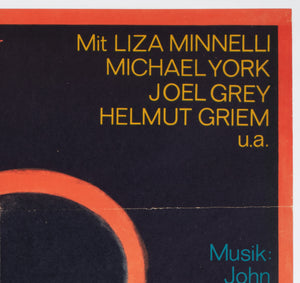 Cabaret 1975 East German A1 Film Movie Poster, Gruttner - detail