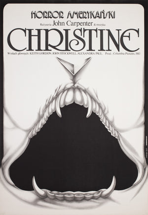 Christine 1985 Polish B1 Film Poster, Jakub Erol