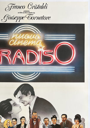Cinema Paradiso 1989 Italian 2 Foglio Film Poster, Cecchini - detail