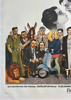 Cinema Paradiso 1988 Italian 4 Foglio Film Movie Poster, Cecchini - detail