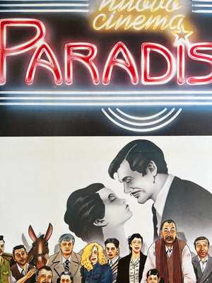 Cinema Paradiso 1988 Italian 4 Foglio Film Movie Poster, Cecchini - detail
