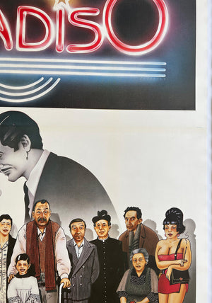 Cinema Paradiso 1988 Italian 4 Foglio Film Movie Poster, Cecchini - detail