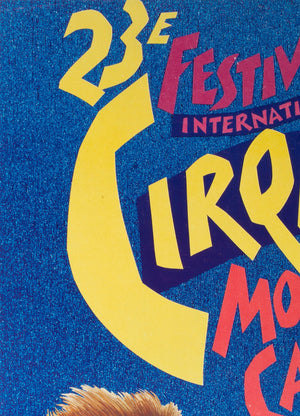 French Cirque Poster -  Monte Carlo 1999