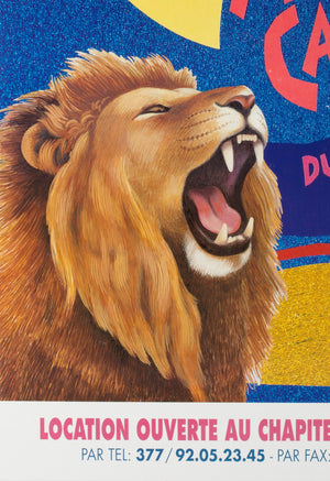 French Cirque Poster -  Monte Carlo 1999