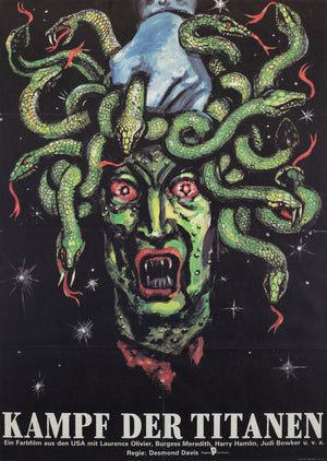 Clash of the Titans 1985 East German Film Poster