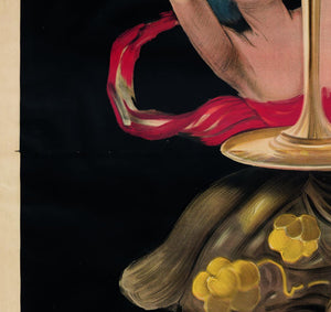 Contratto 1922 Vintage French Alcohol Advertising Poster, Leonetto Cappiello - detail