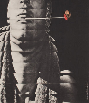 Cool Hand Luke 1967 Czech A3 Film Poster, Grygar - detail