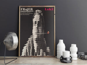 Cool Hand Luke 1967 Czech A3 Film Poster, Grygar