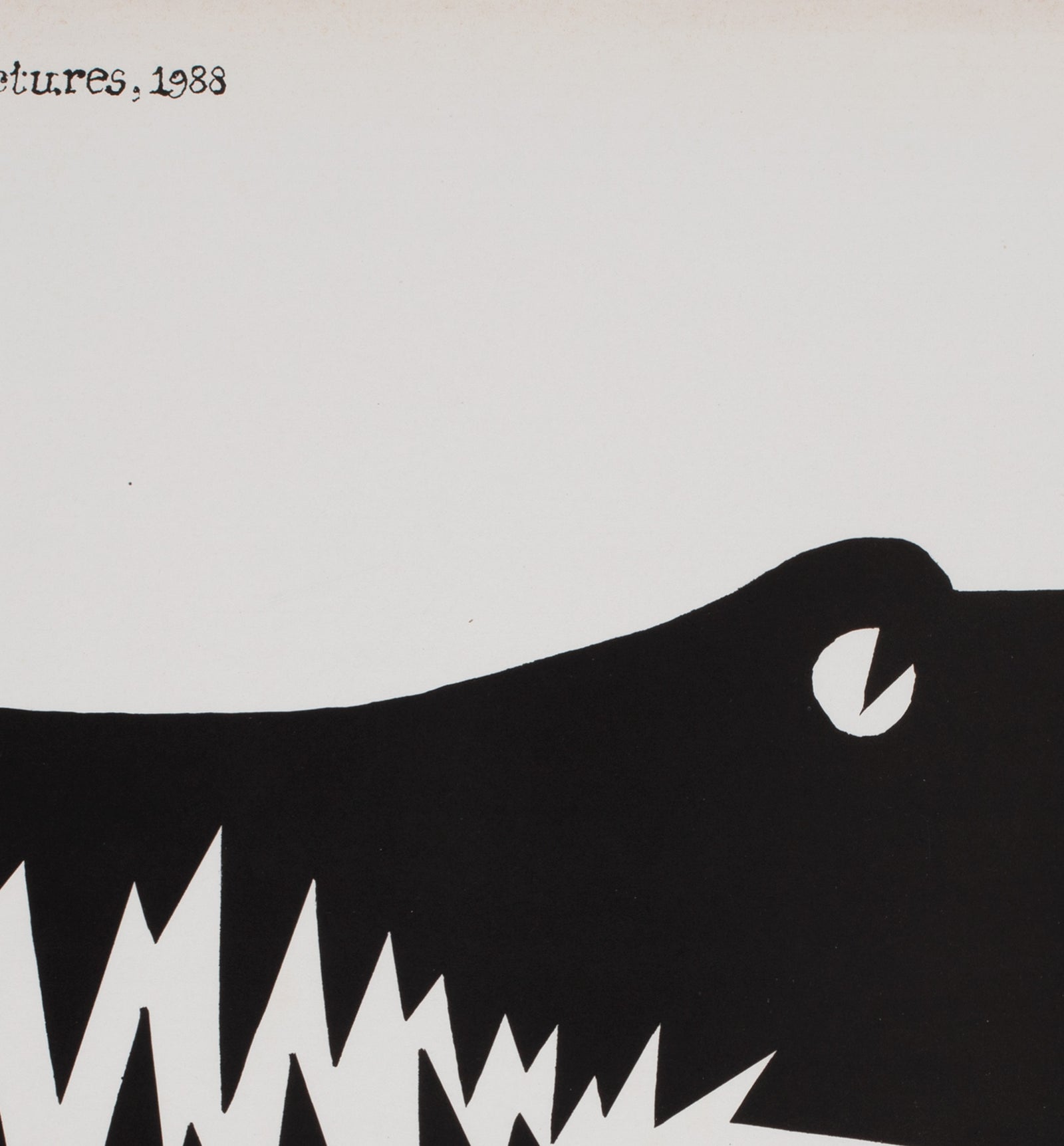 Crocodile Dundee 2 1989 Polish Film Movie Poster, Mieczyslaw Wasilewski - detail