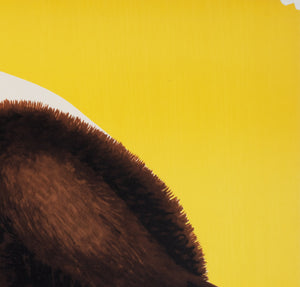 Cyrk Ball Balancing Bear 1967 Polish Circus Poster, Bocianowski - detail