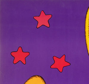 Cyrk Clown Swinging R1979 Polish Circus Poster, Bocianowski - detail