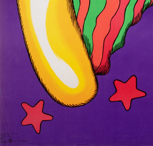 Cyrk Clown Swinging R1979 Polish Circus Poster, Bocianowski - detail