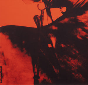 Cyrk Dancer With Horse 1965 Polish Circus Poster, Danuta Zukowska - detail