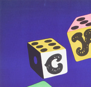 Cyrk Dice Juggler 1970 Polish Circus Poster, Bocianowski - detail