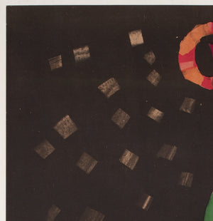 Cyrk Elephant Riding Acrobat 1962 Polish Circus Poster, Cieslewicz - detail