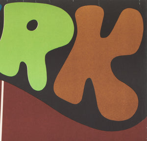 Cyrk Hanging Acrobats 1975 Polish Circus Poster, Jan Kotarbinski - detail