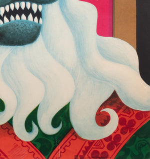 Cyrk Lion King 1975 Polish Circus Poster, Hilscher - detail