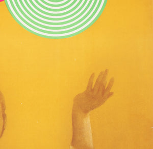 Cyrk Mustached Juggler 1973 Polish Circus Poster, Urbaniec - detail