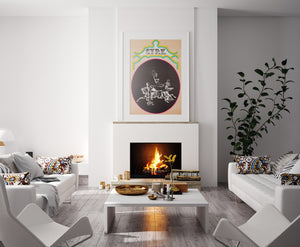 Cyrk Performing on Horseback 1970 Polish Circus Poster, Majewski