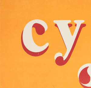 Cyrk Seal Face 1974 Polish Circus Poster, Jerzy Czerniawski