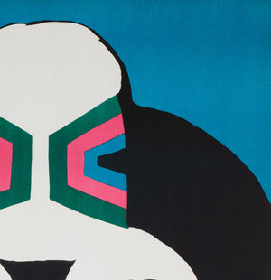 Cyrk Three Basset Hounds R1968 Polish B1 Circus Poster, Cieslewicz - detail