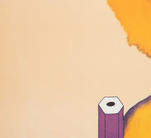 Cyrk Writing Lion 1974 Polish Circus Poster, Zukowska - detail