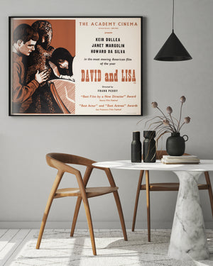 David and Lisa 1963 Academy Cinema UK Quad Film Poster, Strausfeld