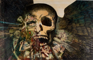 Original Death Line 1973 Concept Artwork by Vic Fair